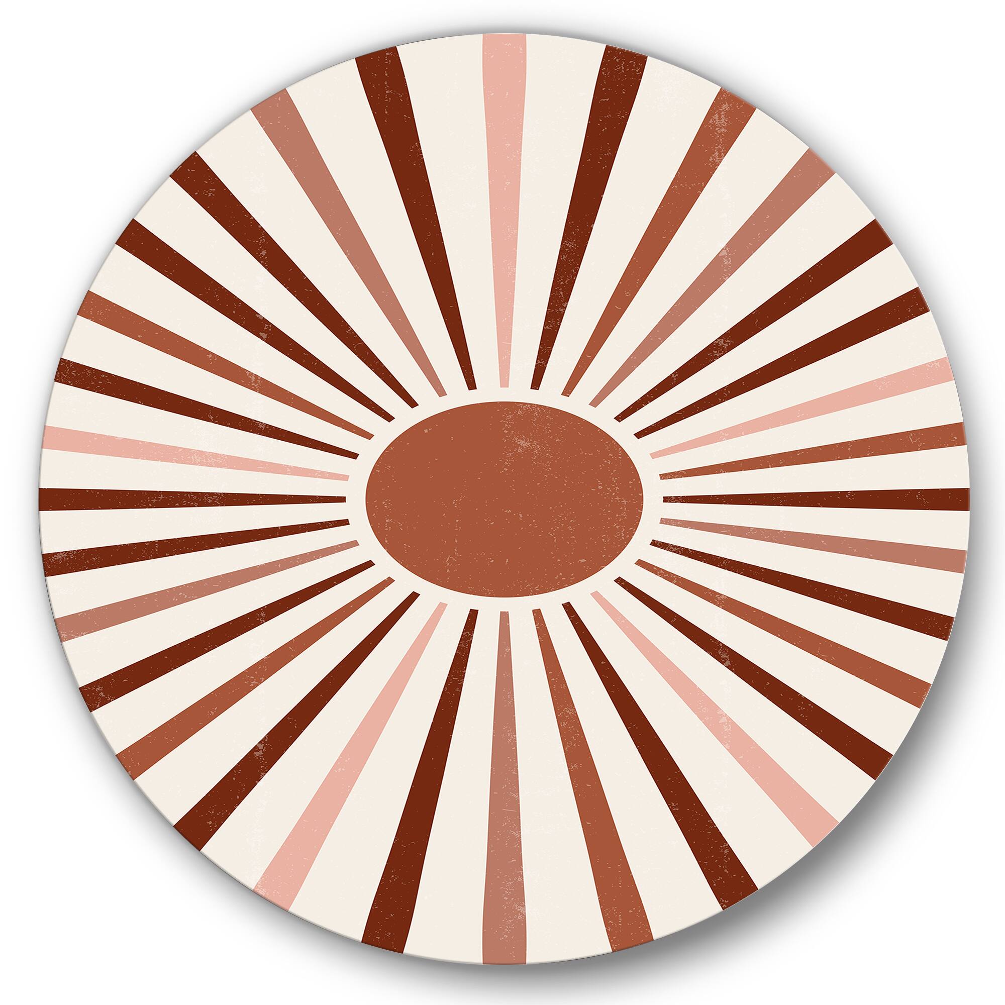 Designart - Geometric Radiant Sun
